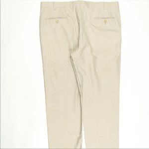 Brioni Tigullio Puppytooth Brown Pants Size 38x30